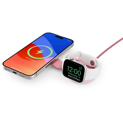 Twelve South ButterFly SE 2-in-1 Qi2 Travel Charger (Pink)