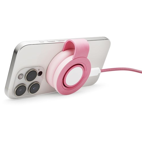 Twelve South ButterFly SE 2-in-1 Qi2 Travel Charger (Pink)