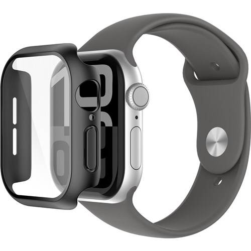 Belkin ScreenForce TemperedCurve 2-in-1 Screen Protector for Apple Watch Series 11/10 42mm (Black)