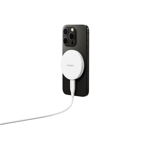 Cygnett Qi2.0 2-in-1 Wireless Chargebase (White)