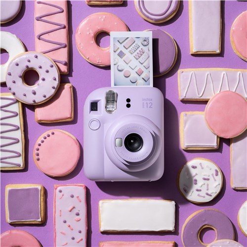 Fujifilm Instax Mini 12 Stax Of Fun Instant Photo Kit (Lilac Purple)