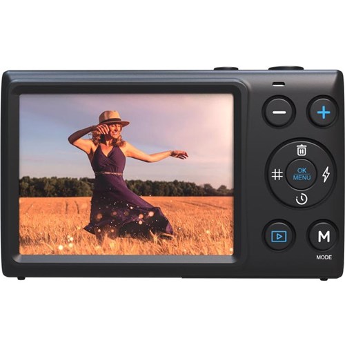FireFly Pixus V1 Digital Compact Camera Kit with Pouch & SD Card (Black)