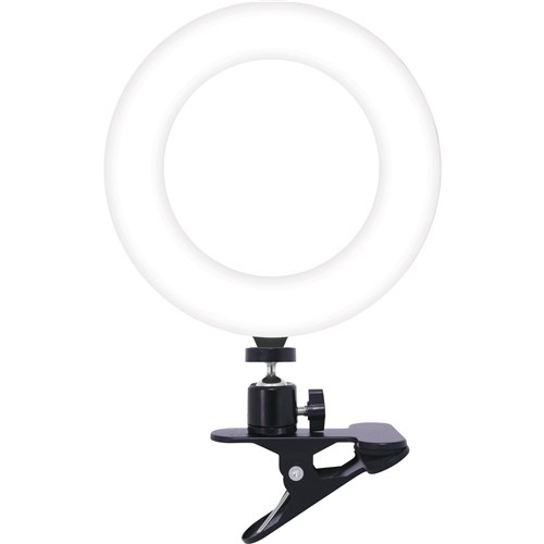 Influencer RGBW 6' Ring Light With Large Clamp