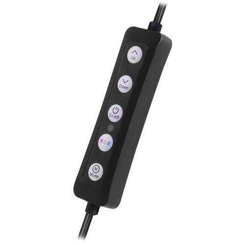 Influencer RGBW 6' Ring Light With Large Clamp