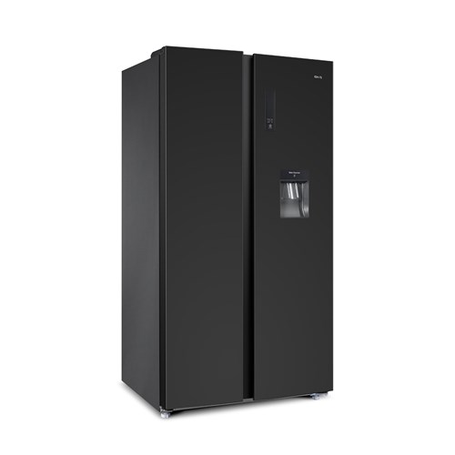 ChiQ CSS556NBD4E 559L Side By Side Fridge (Black)