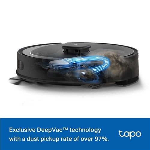 TP-Link Tapo RV30 Max Hyper Suction Robot Vacuum & Mop + Smart Auto-Empty Dock
