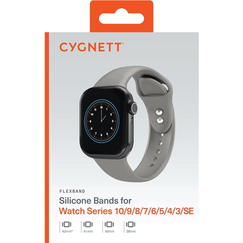 Cygnett FlexBand for Apple Watch 3/4/5/6/7/8/9/10/SE [38/40/41/42mm] (Champagne)