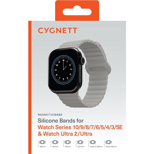 Cygnett Magnetic Band for Apple Watch 3/4/5/6/7/8/9/10/SE [42/44/45/46mm] Ultra 1-2 49mm (Champagne)