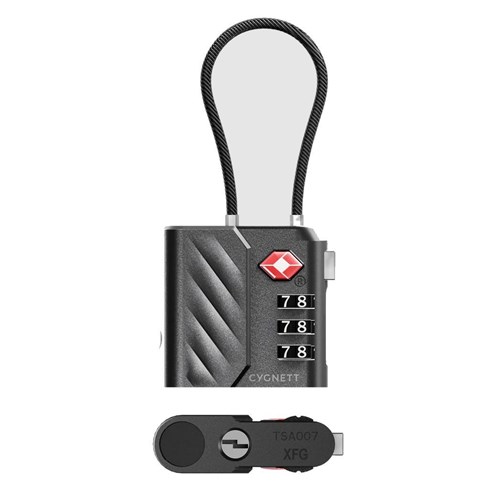 Cygnett Voyager Bluetooth® TravelTag TSA Lock with USB-C Recharging