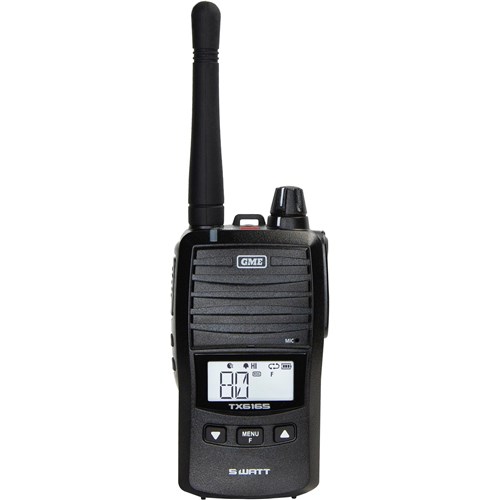 GME TX6165 5/1 Watt UHF CB Handheld Radio with Accessories