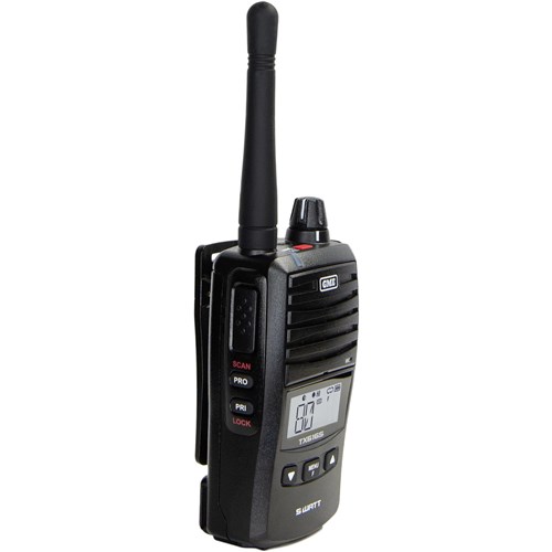 GME TX6165X 5/1 Watt UHF CB Handheld Radio (Black)