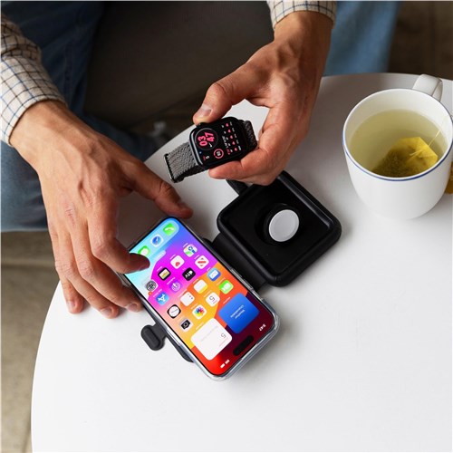 Cygnett Voyager MagTravel 2-in-1 Qi2 Wireless Charger