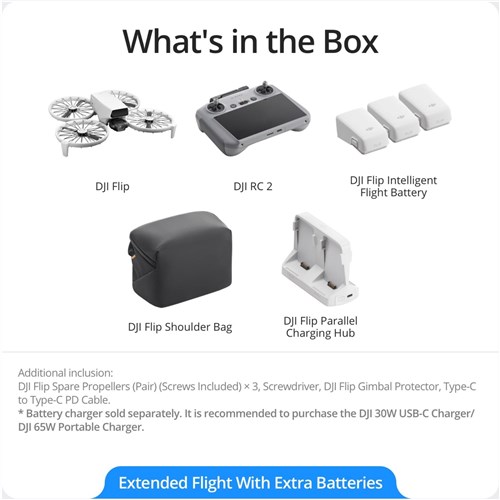 DJI Flip Fly More Combo (DJI RC 2)