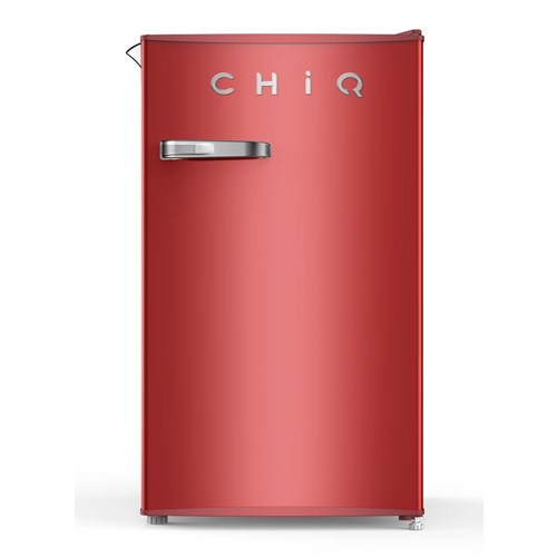 CHiQ CRSR089DR1 90L Retro Style Bar Fridge (Red)