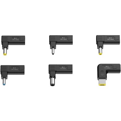 Bonelk Long-Life 65W GaN Multi-Device Laptop Charger. in-built Cable 1.5m (Black)
