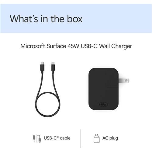 Microsoft Surface 45W USB-C Wall Charger