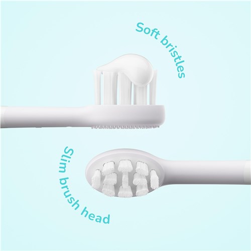 Ordo Sonic Kids Squishmallows Rechargeable Brushheads (White)[4 Pack]
