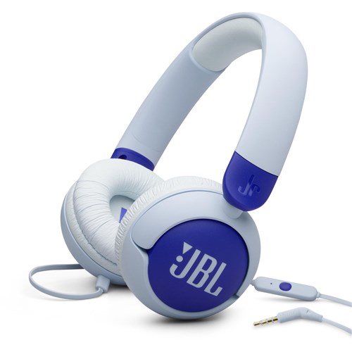 JBL JUNIOR 320 Wired On-Ear Kids Headphones (Blue)