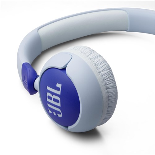 JBL JUNIOR 320 Wired On-Ear Kids Headphones (Blue)