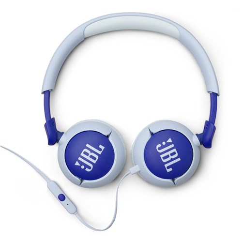 JBL JUNIOR 320 Wired On-Ear Kids Headphones (Blue)