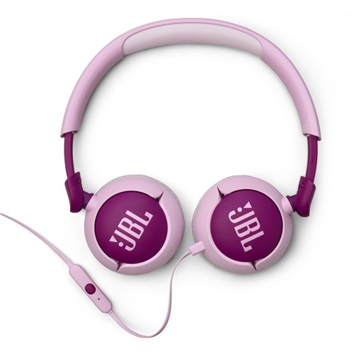 JBL JUNIOR 320 Wired On-Ear Kids Headphones (Purple)