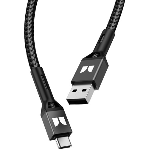 Monster 60W USB-C to USB-A Cable 2m (Black)