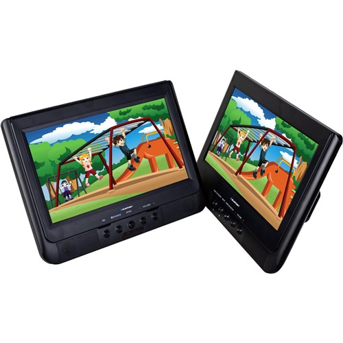 Blaupunkt BPDVD200 10' Dual Screen Portable DVD Player