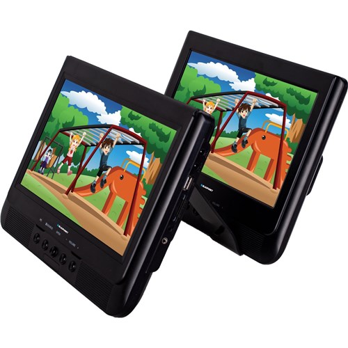 Blaupunkt BPDVD200 10' Dual Screen Portable DVD Player