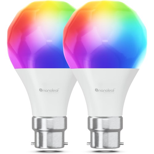 Nanoleaf Essentials B22 Wi-Fi Bulb (2 Pack) [Matter Compatible]