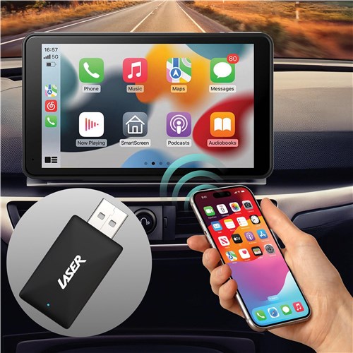 Laser Wireless Dongle for CarPlay or Android Auto