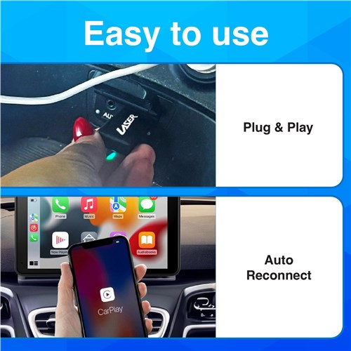 Laser Wireless Dongle for CarPlay or Android Auto