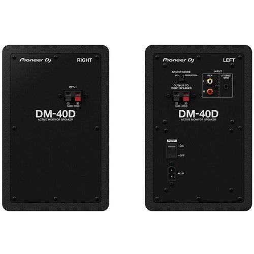 Pioneer DM-40D 4' Monitor Speakers Pair (Black)