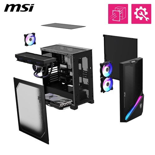 MSI Infinite X3 AI 2NVR7-043AU Gaming Desktop (Intel Core Ultra 7)[GeForce RTX 5070Ti]