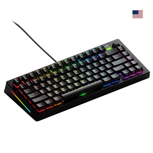 Glorious GMMK 3 75% Prebuilt Wired Gaming Keyboard (Black)