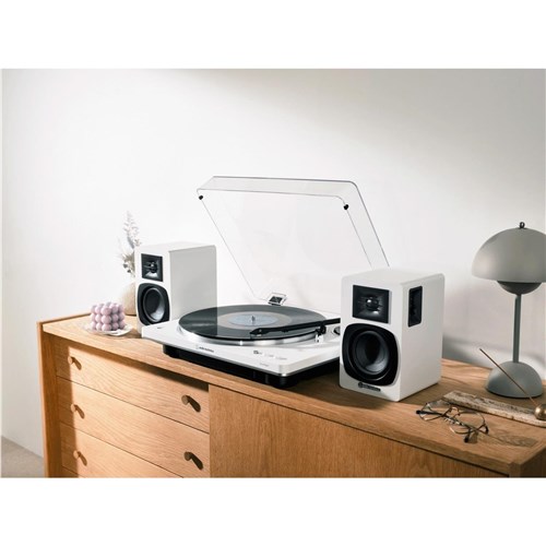 Audio-Technica AT-SP3X Bluetooth Bookshelf Speakers (White)