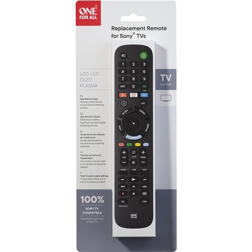 One for All Sony TV Replacement Remote