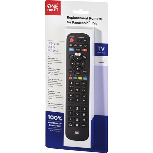 One for All Panasonic TV Replacement Remote