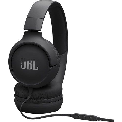 JBL Tune 520C Wired USB-C On-Ear Headphones (Black)