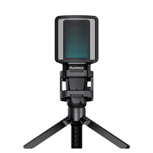 Playmax RGB Black Microphone