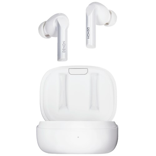 Denon AHC840NCWW Active Noise Cancelling In-Ear Headphones (White)
