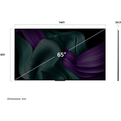 LG 65' OLED EVO M5 AI 4K UHD Smart TV with ZeroConnect Box [2025]
