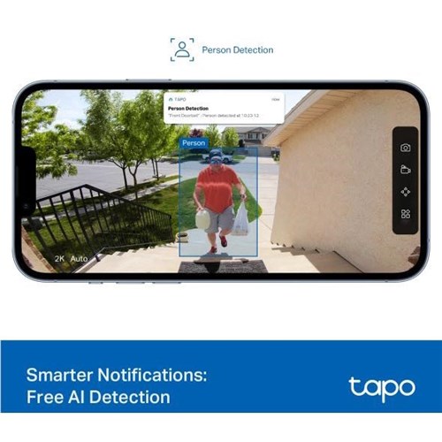 TP-Link Tapo 2K Smart Video Doorbell Mini