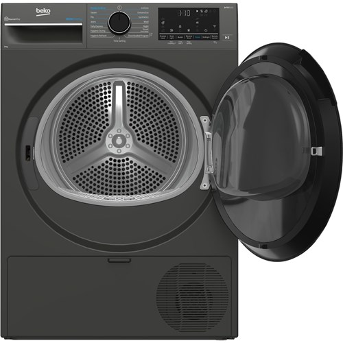 Beko 9kg Heat Pump Tumble Dryer with Steam (Graphite)