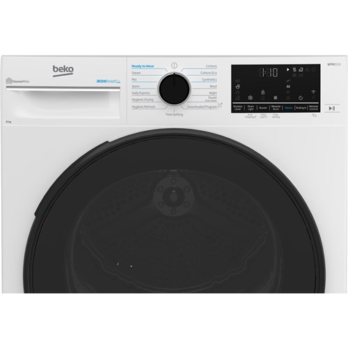 Beko 8kg Heat Pump Tumble Dryer with Steam (White)