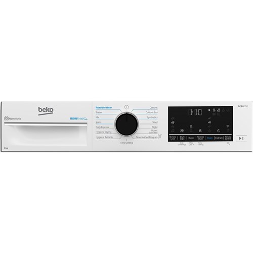 Beko 8kg Heat Pump Tumble Dryer with Steam (White)