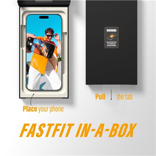 PanzerGlass UWF Screen Protector with Fastfit for Phone 17