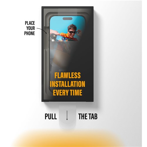 PanzerGlass UWF Screen Protector with Fastfit for Phone 17
