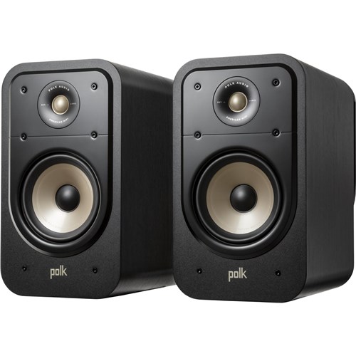 Polk Audio ES20 Bookshelf Speakers (Black)