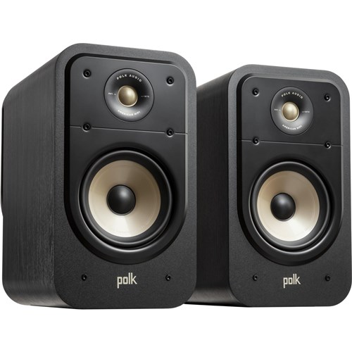 Polk Audio ES20 Bookshelf Speakers (Black)