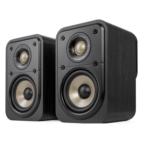Polk Audio ES10 Bookshelf/Surround Speakers (Black)